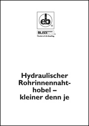 Kleinster hydraulischer Innennahthobel